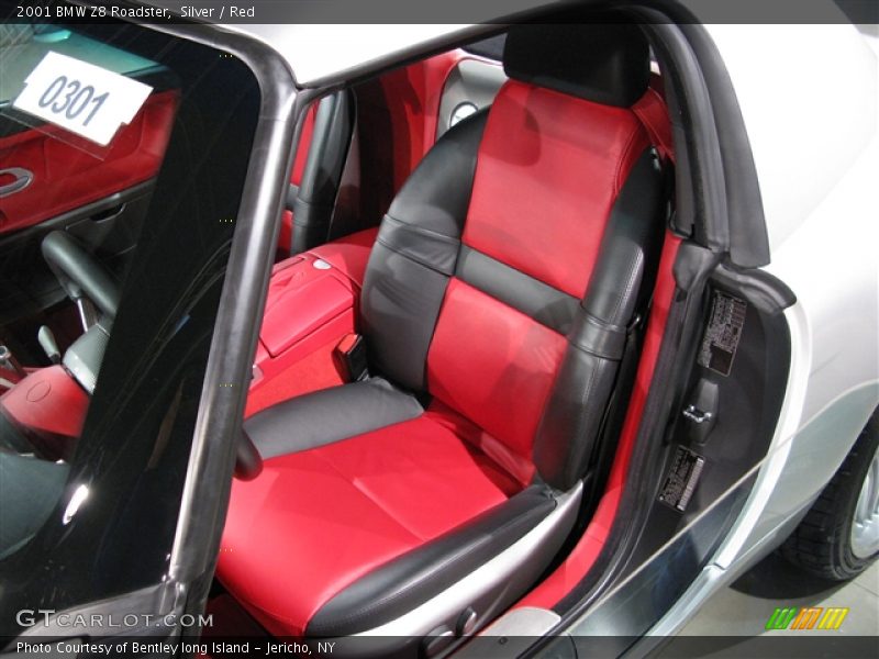 Silver / Red 2001 BMW Z8 Roadster