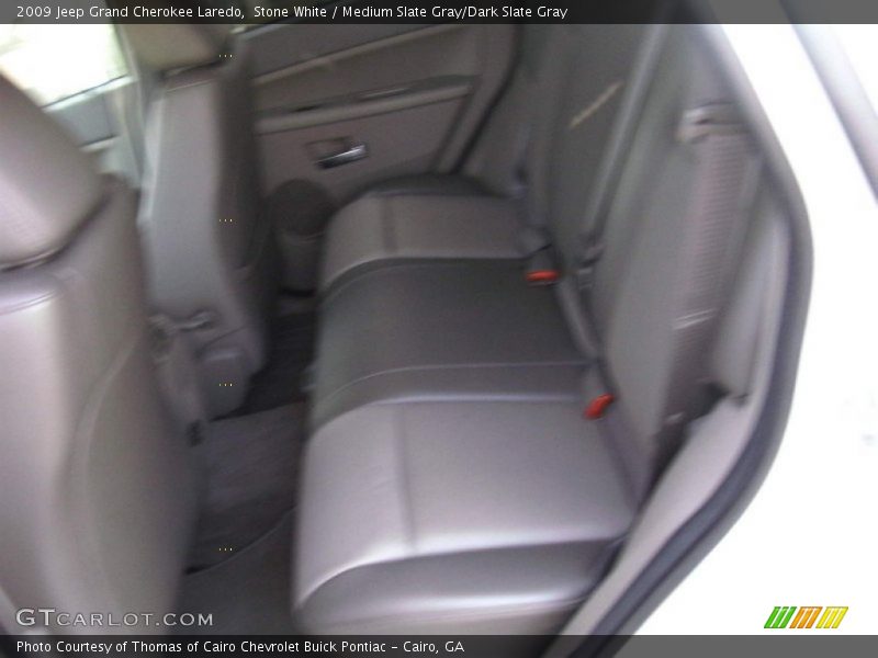 Stone White / Medium Slate Gray/Dark Slate Gray 2009 Jeep Grand Cherokee Laredo