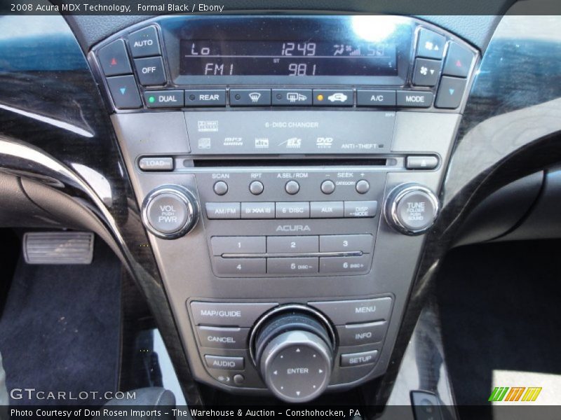 Formal Black / Ebony 2008 Acura MDX Technology
