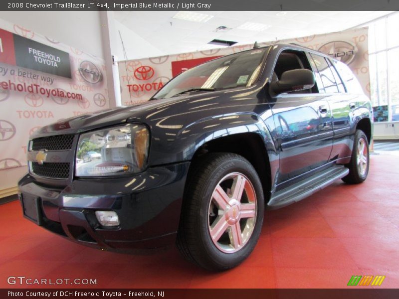 Imperial Blue Metallic / Light Gray 2008 Chevrolet TrailBlazer LT 4x4