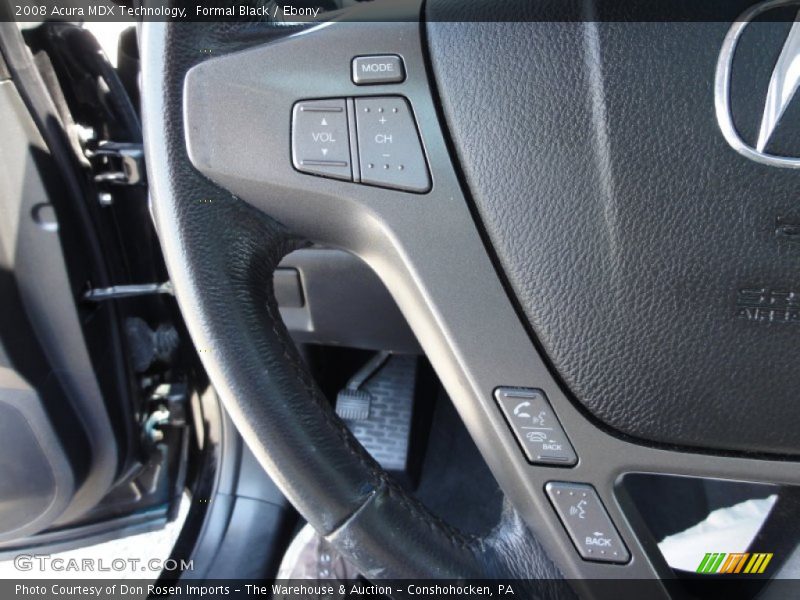 Formal Black / Ebony 2008 Acura MDX Technology