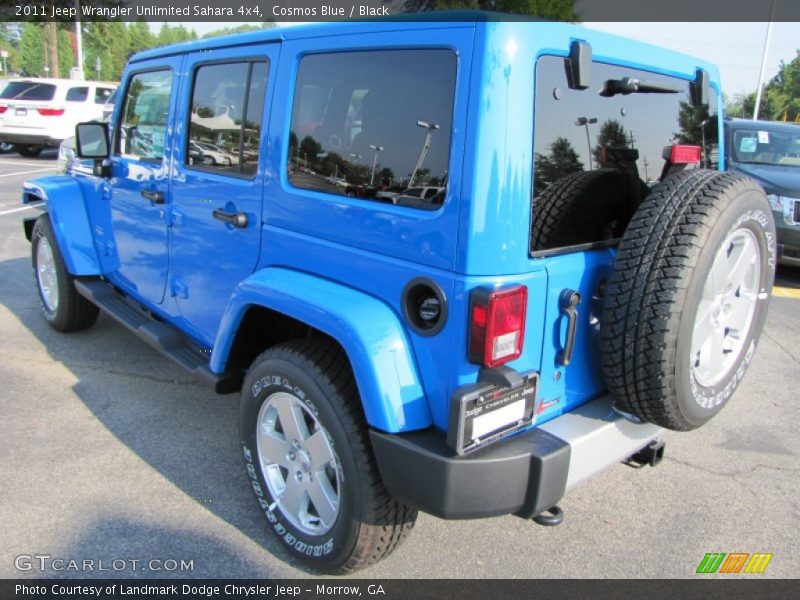 Cosmos Blue / Black 2011 Jeep Wrangler Unlimited Sahara 4x4