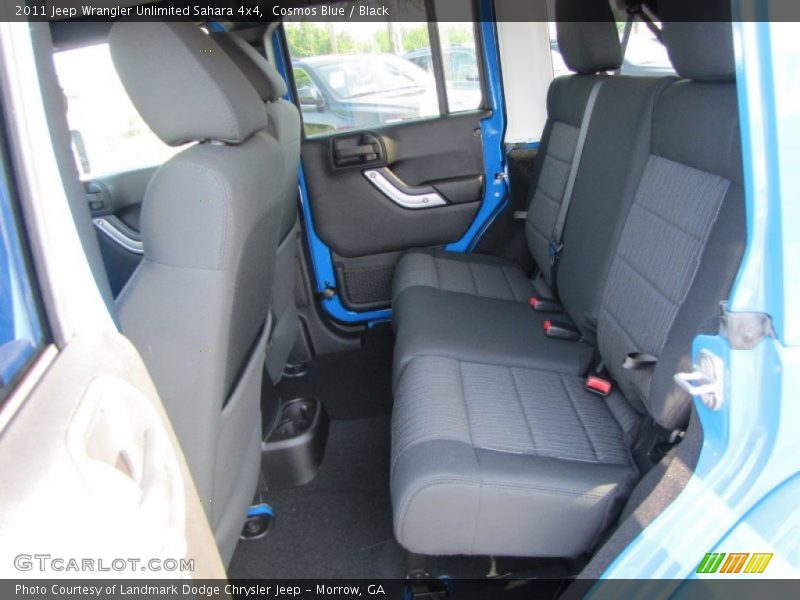 Cosmos Blue / Black 2011 Jeep Wrangler Unlimited Sahara 4x4