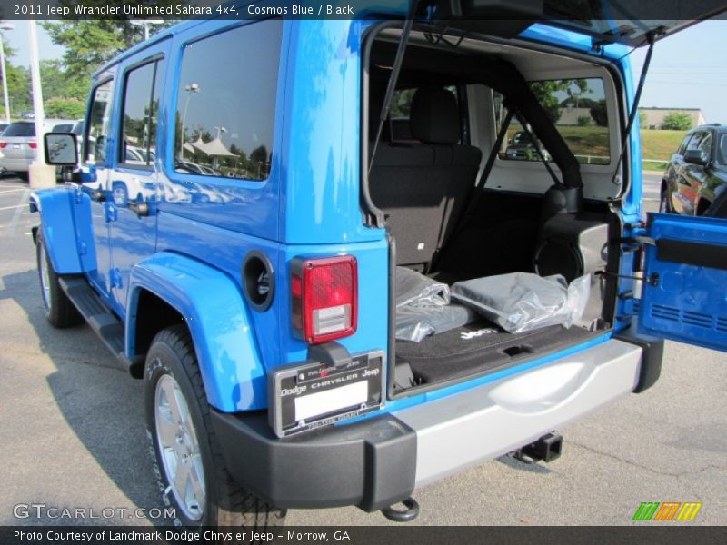 Cosmos Blue / Black 2011 Jeep Wrangler Unlimited Sahara 4x4