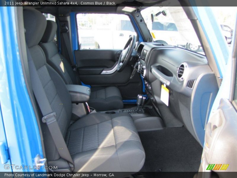 Cosmos Blue / Black 2011 Jeep Wrangler Unlimited Sahara 4x4