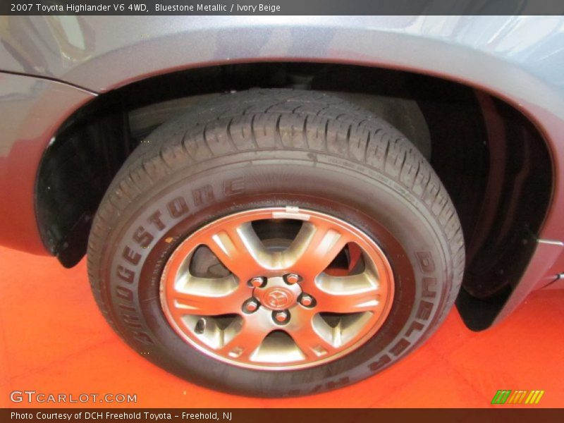 Bluestone Metallic / Ivory Beige 2007 Toyota Highlander V6 4WD