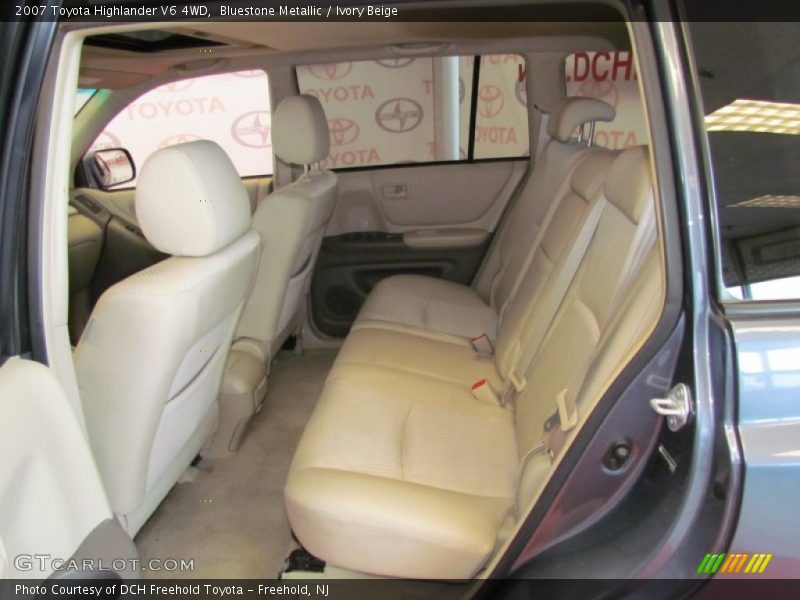 Bluestone Metallic / Ivory Beige 2007 Toyota Highlander V6 4WD