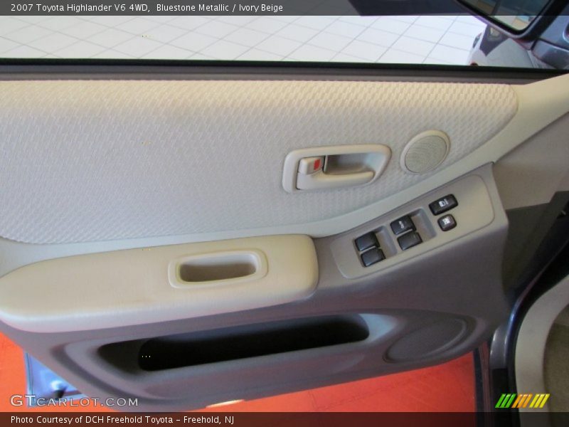 Bluestone Metallic / Ivory Beige 2007 Toyota Highlander V6 4WD