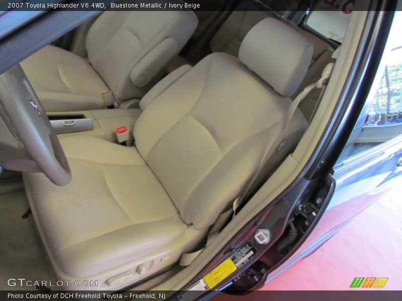 Bluestone Metallic / Ivory Beige 2007 Toyota Highlander V6 4WD