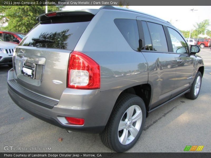 Mineral Gray Metallic / Dark Slate Gray 2011 Jeep Compass 2.0 Latitude