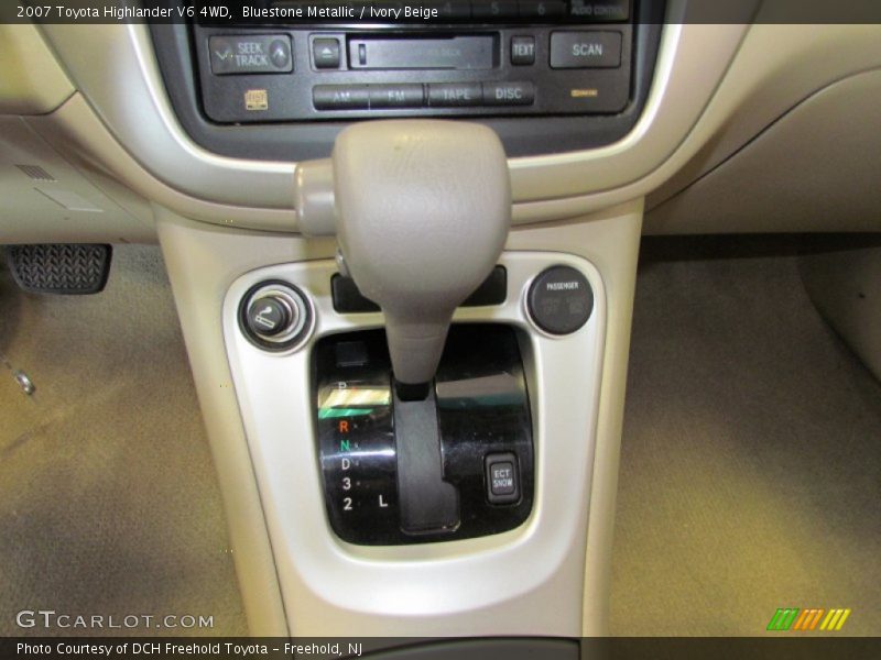 Bluestone Metallic / Ivory Beige 2007 Toyota Highlander V6 4WD