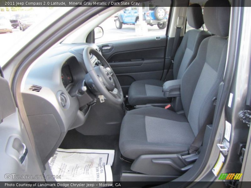 Mineral Gray Metallic / Dark Slate Gray 2011 Jeep Compass 2.0 Latitude