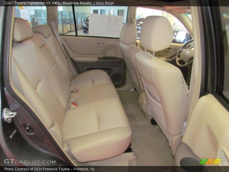 Bluestone Metallic / Ivory Beige 2007 Toyota Highlander V6 4WD