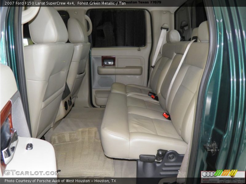 Forest Green Metallic / Tan 2007 Ford F150 Lariat SuperCrew 4x4
