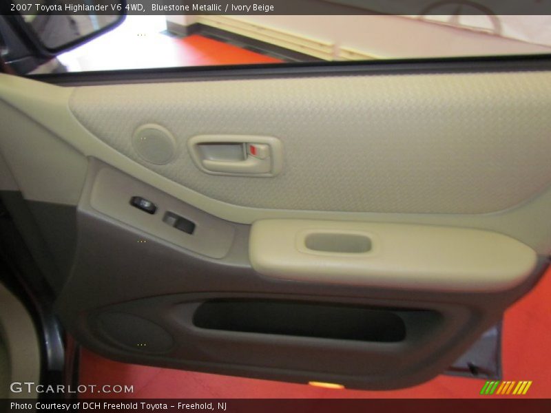 Bluestone Metallic / Ivory Beige 2007 Toyota Highlander V6 4WD