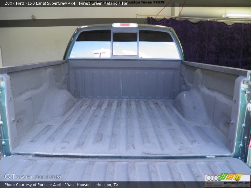 Forest Green Metallic / Tan 2007 Ford F150 Lariat SuperCrew 4x4