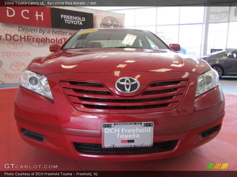 Barcelona Red Metallic / Ash 2009 Toyota Camry LE