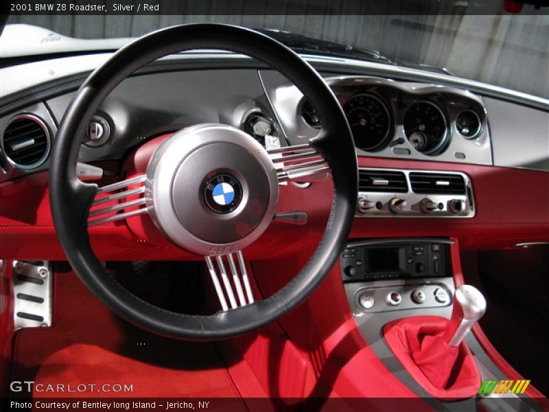 Silver / Red 2001 BMW Z8 Roadster