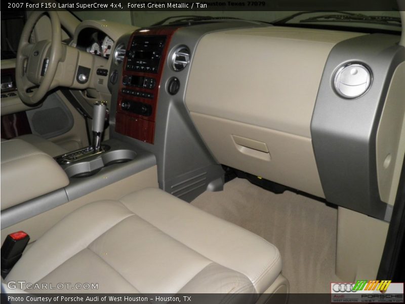 Forest Green Metallic / Tan 2007 Ford F150 Lariat SuperCrew 4x4