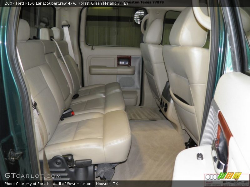 Forest Green Metallic / Tan 2007 Ford F150 Lariat SuperCrew 4x4