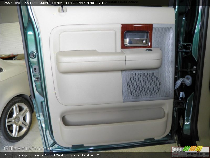 Forest Green Metallic / Tan 2007 Ford F150 Lariat SuperCrew 4x4