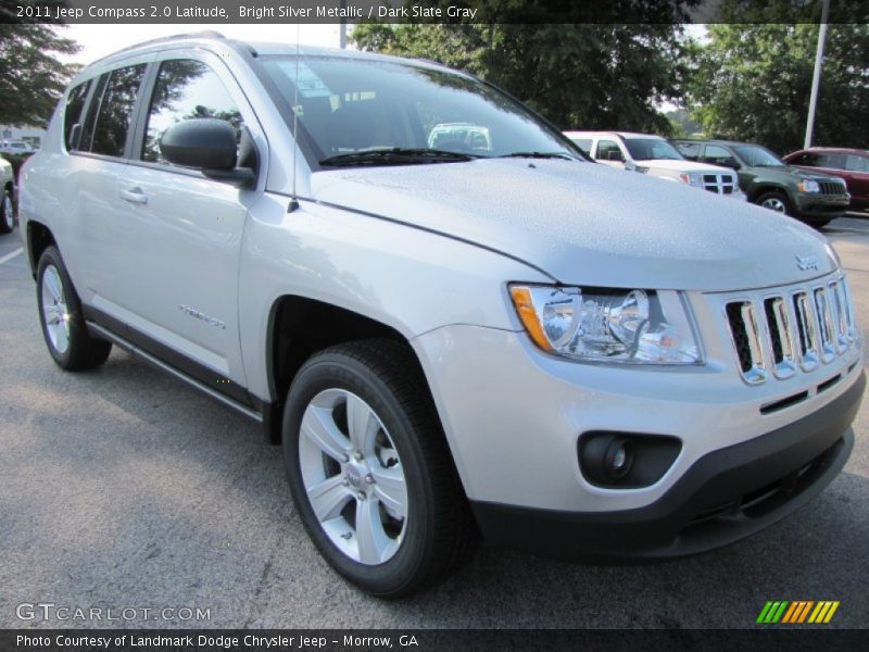 Bright Silver Metallic / Dark Slate Gray 2011 Jeep Compass 2.0 Latitude