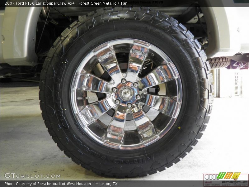 Forest Green Metallic / Tan 2007 Ford F150 Lariat SuperCrew 4x4