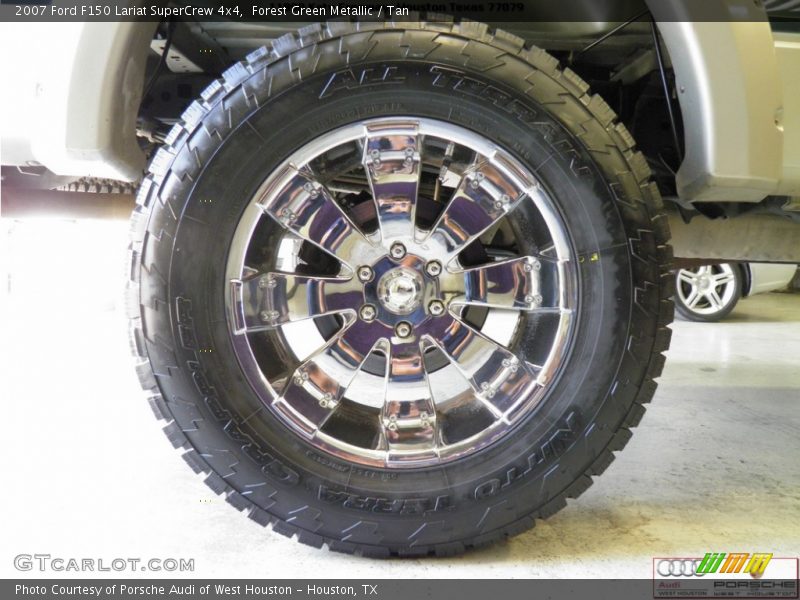 Forest Green Metallic / Tan 2007 Ford F150 Lariat SuperCrew 4x4