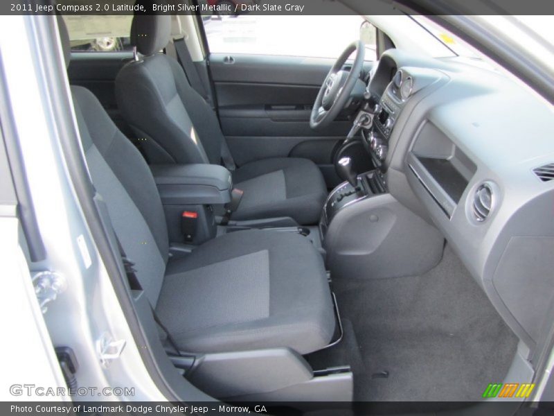 Bright Silver Metallic / Dark Slate Gray 2011 Jeep Compass 2.0 Latitude