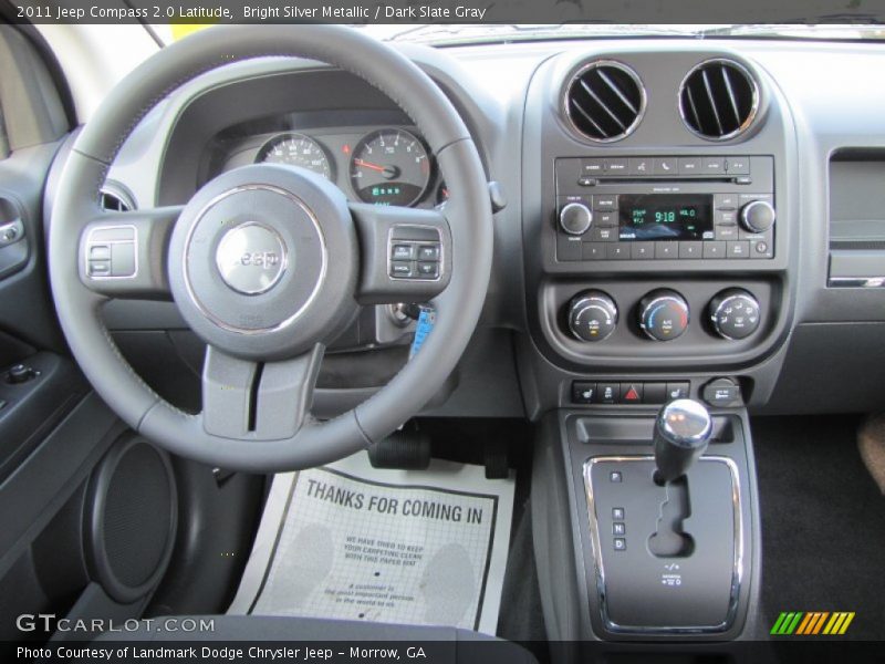 Bright Silver Metallic / Dark Slate Gray 2011 Jeep Compass 2.0 Latitude