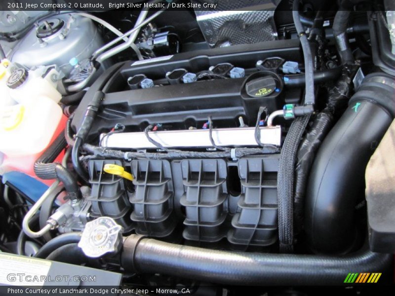 Bright Silver Metallic / Dark Slate Gray 2011 Jeep Compass 2.0 Latitude