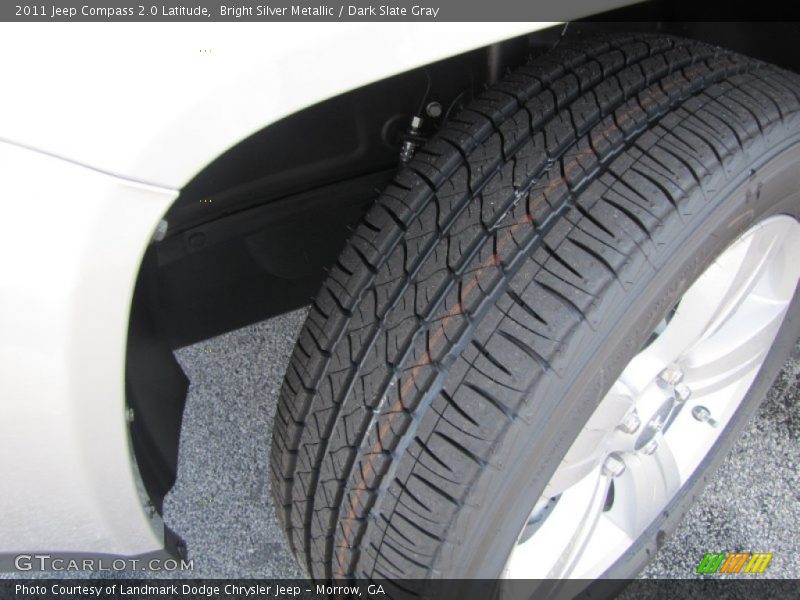 Bright Silver Metallic / Dark Slate Gray 2011 Jeep Compass 2.0 Latitude