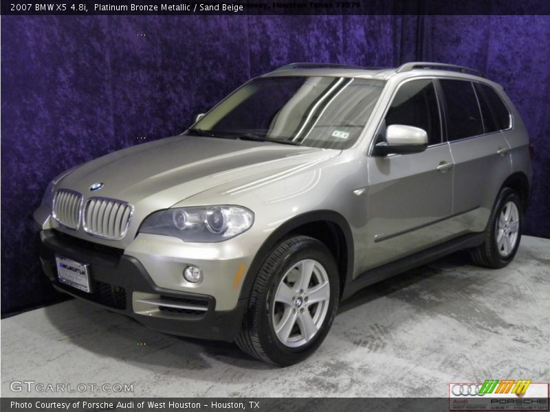 Platinum Bronze Metallic / Sand Beige 2007 BMW X5 4.8i
