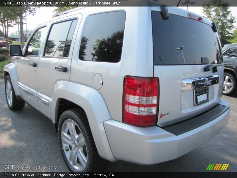 Bright Silver Metallic / Dark Slate Gray 2011 Jeep Liberty Jet Sport