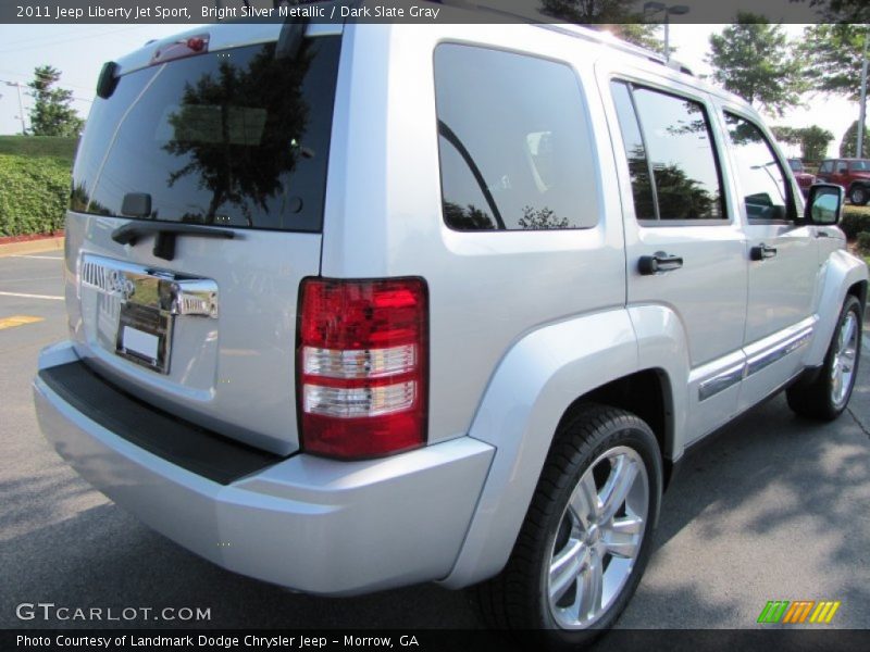 Bright Silver Metallic / Dark Slate Gray 2011 Jeep Liberty Jet Sport