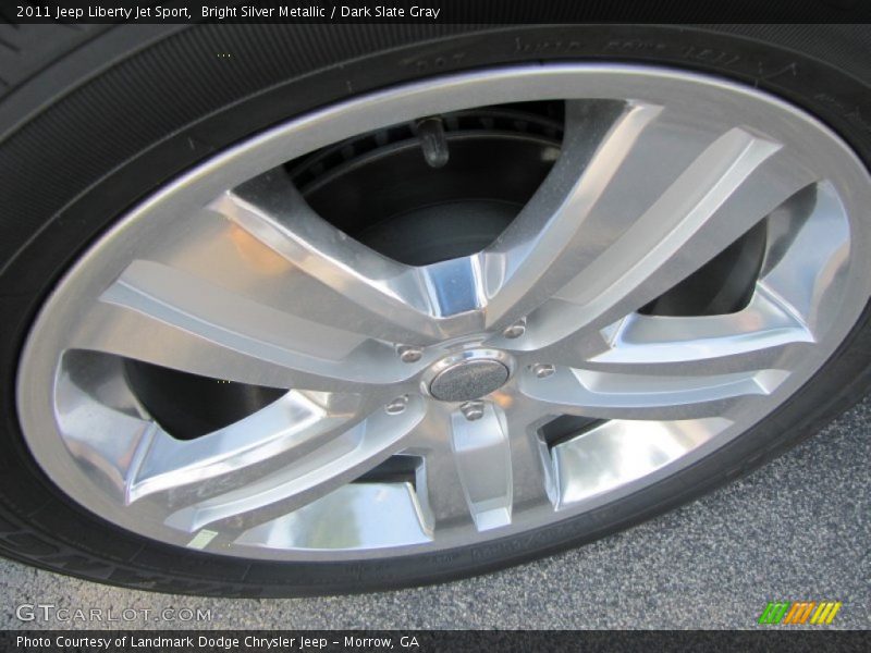 Bright Silver Metallic / Dark Slate Gray 2011 Jeep Liberty Jet Sport