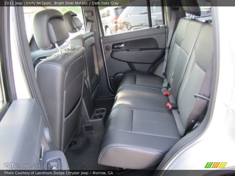 Bright Silver Metallic / Dark Slate Gray 2011 Jeep Liberty Jet Sport