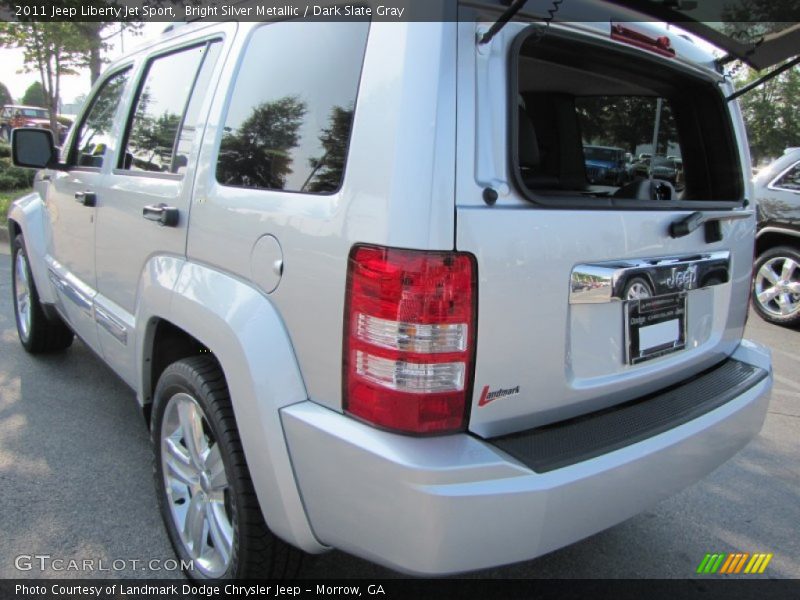 Bright Silver Metallic / Dark Slate Gray 2011 Jeep Liberty Jet Sport