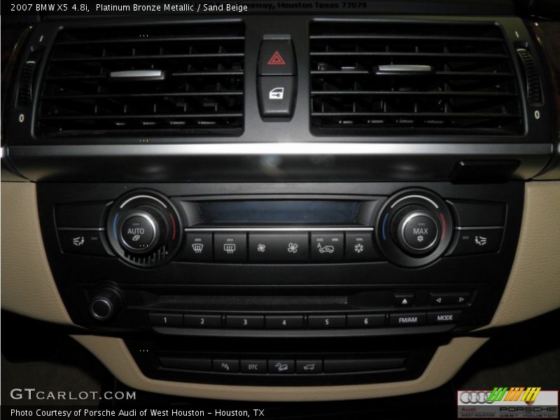 Platinum Bronze Metallic / Sand Beige 2007 BMW X5 4.8i
