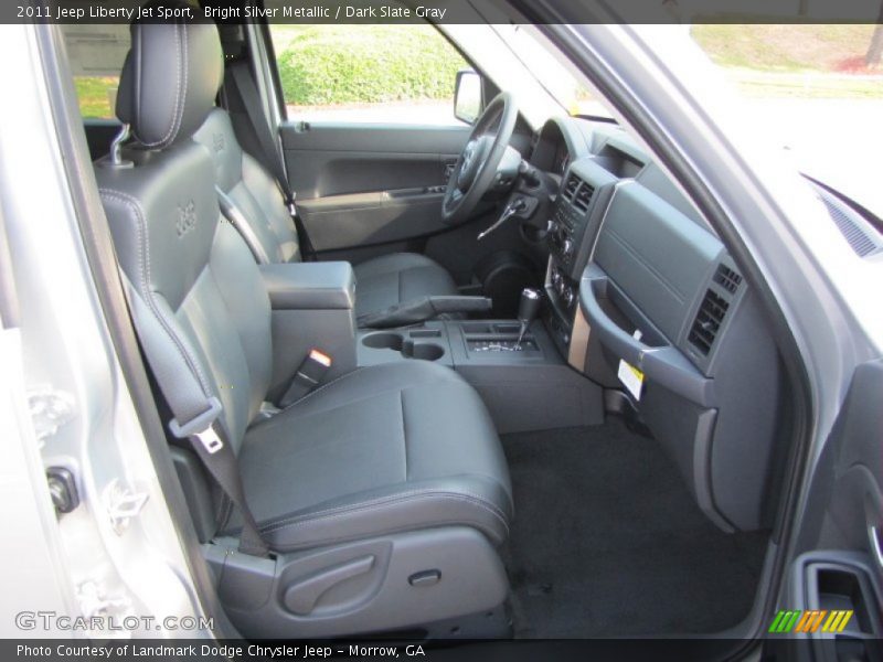 Bright Silver Metallic / Dark Slate Gray 2011 Jeep Liberty Jet Sport