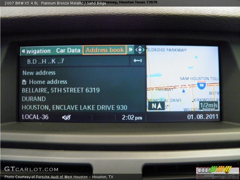 Platinum Bronze Metallic / Sand Beige 2007 BMW X5 4.8i