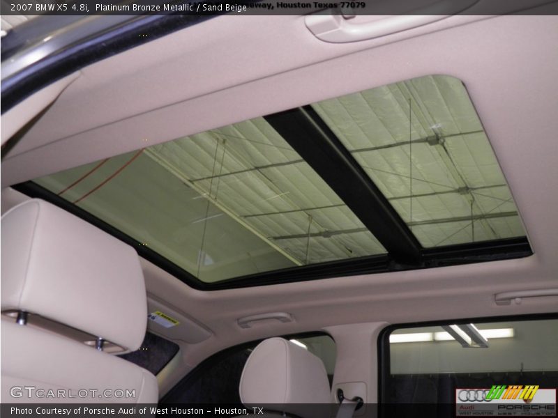 Platinum Bronze Metallic / Sand Beige 2007 BMW X5 4.8i