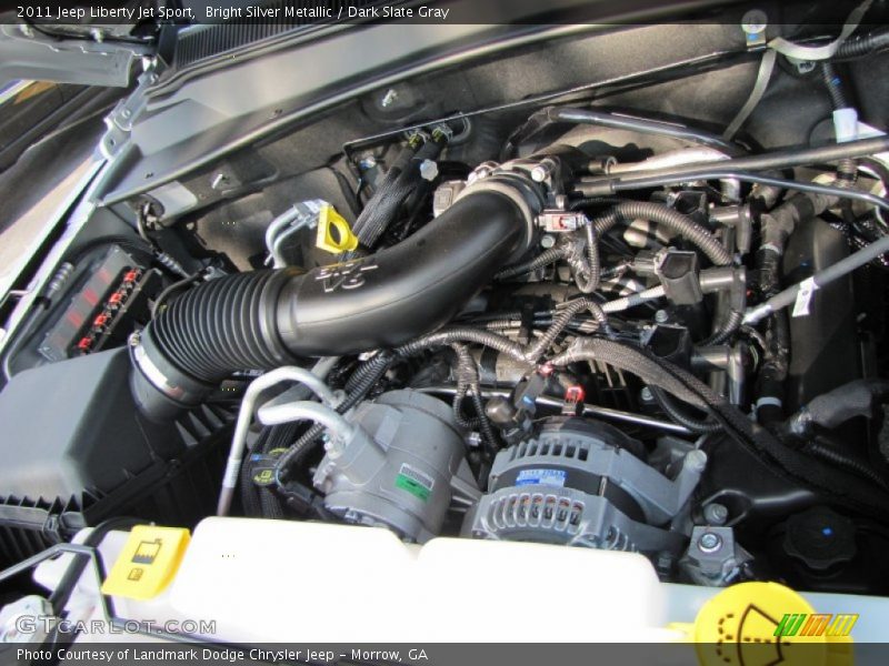 Bright Silver Metallic / Dark Slate Gray 2011 Jeep Liberty Jet Sport