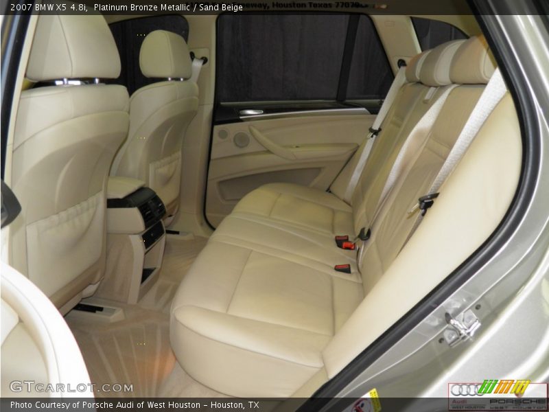 Platinum Bronze Metallic / Sand Beige 2007 BMW X5 4.8i