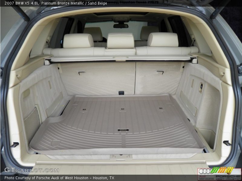 Platinum Bronze Metallic / Sand Beige 2007 BMW X5 4.8i