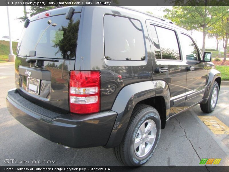 Dark Charcoal Pearl / Dark Slate Gray 2011 Jeep Liberty Sport