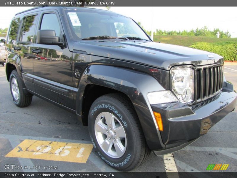Dark Charcoal Pearl / Dark Slate Gray 2011 Jeep Liberty Sport