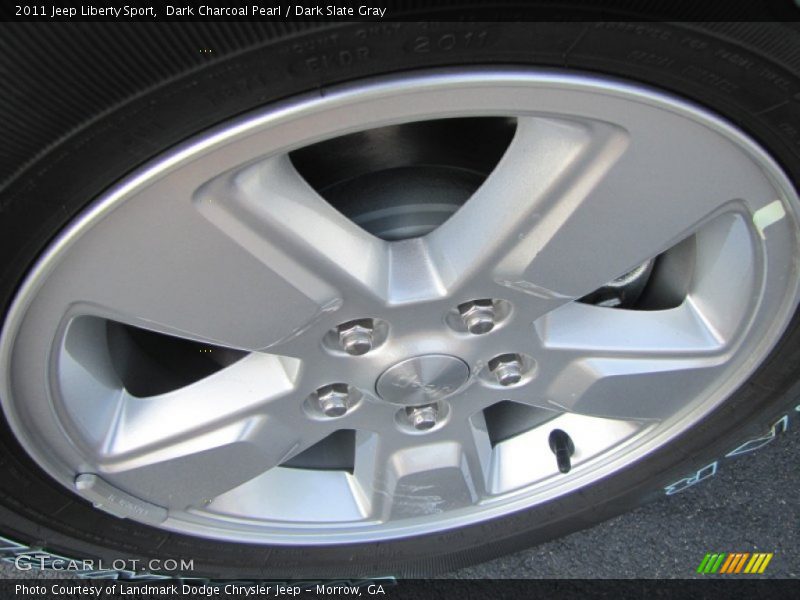 Dark Charcoal Pearl / Dark Slate Gray 2011 Jeep Liberty Sport