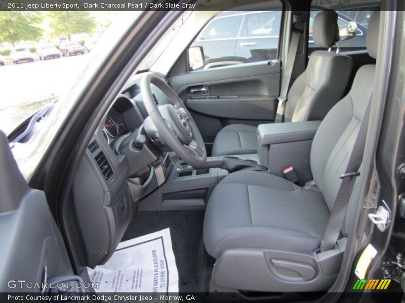 Dark Charcoal Pearl / Dark Slate Gray 2011 Jeep Liberty Sport