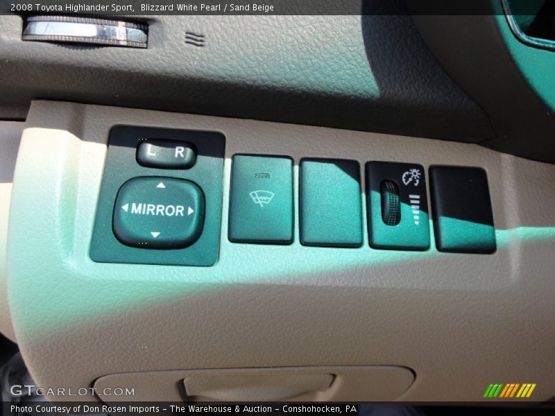 Blizzard White Pearl / Sand Beige 2008 Toyota Highlander Sport